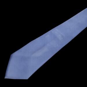 Donald J Trump Signature Collection Silk Tie Light Blue Satin Solid Formal Italy